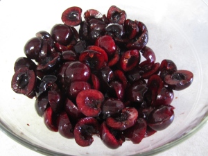Halved Cherries
